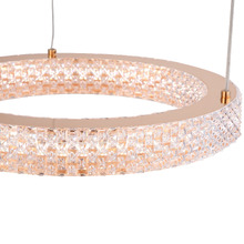 Zedon Iron & Acrylic LED 6 Light Pendant